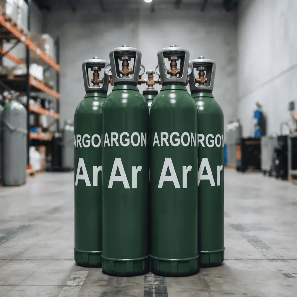 Argon cylinders